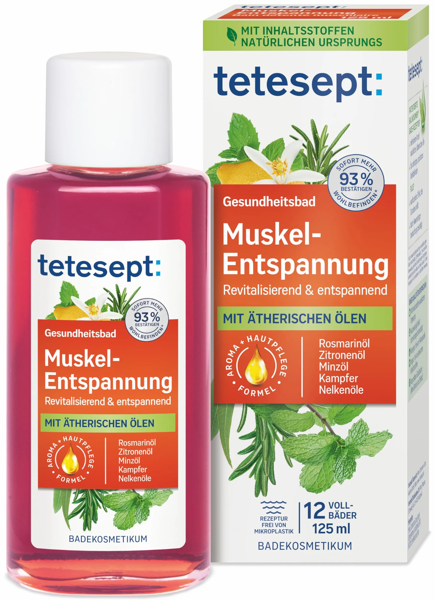 Tetesept Muskel-Entspannung Gesundheitsbad 125 ml