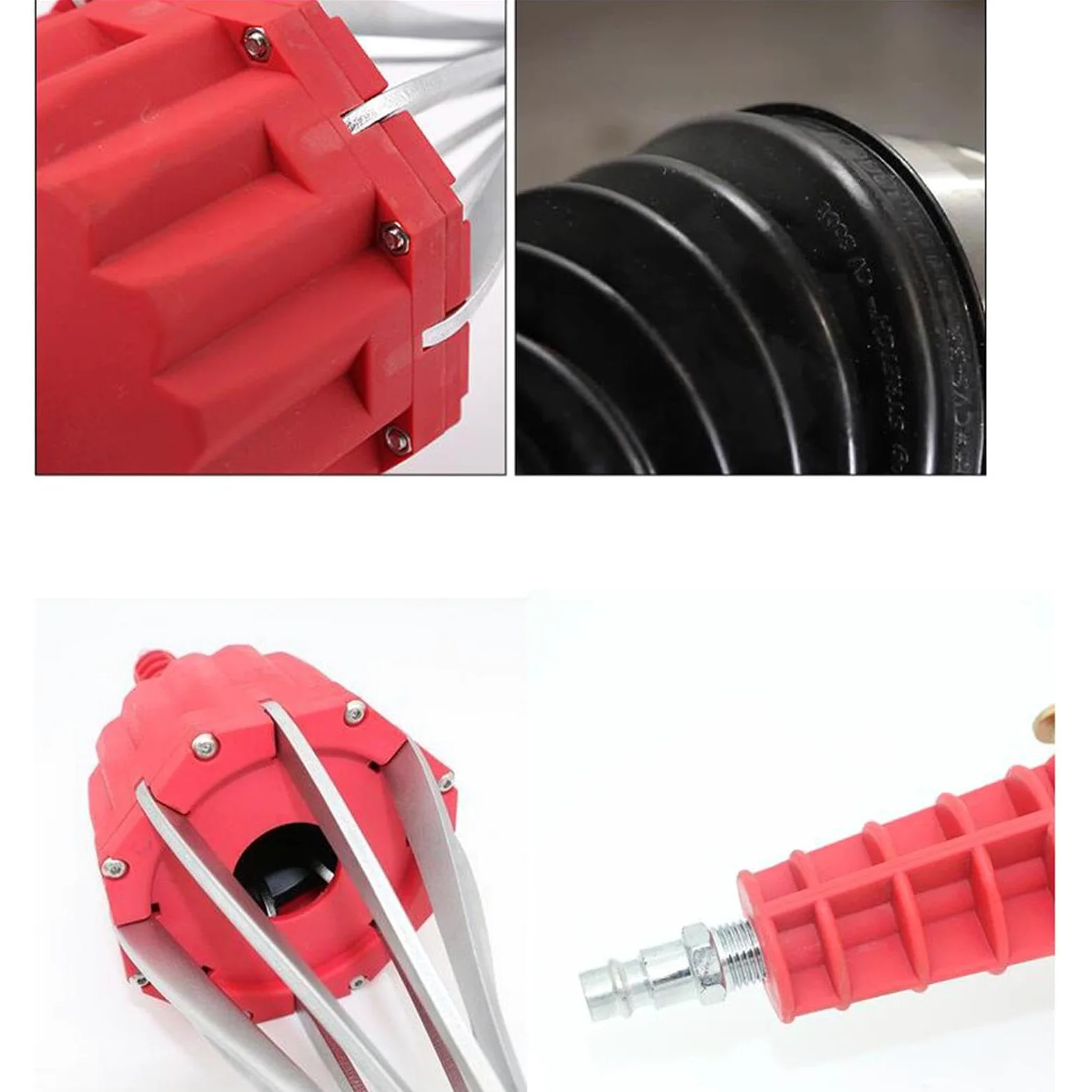 Herramienta Completa para la extracción de Fuelle de Junta homocinética. Incluye componentes de Acero con un Rango Ajustable de 20 mm a 120 mm para