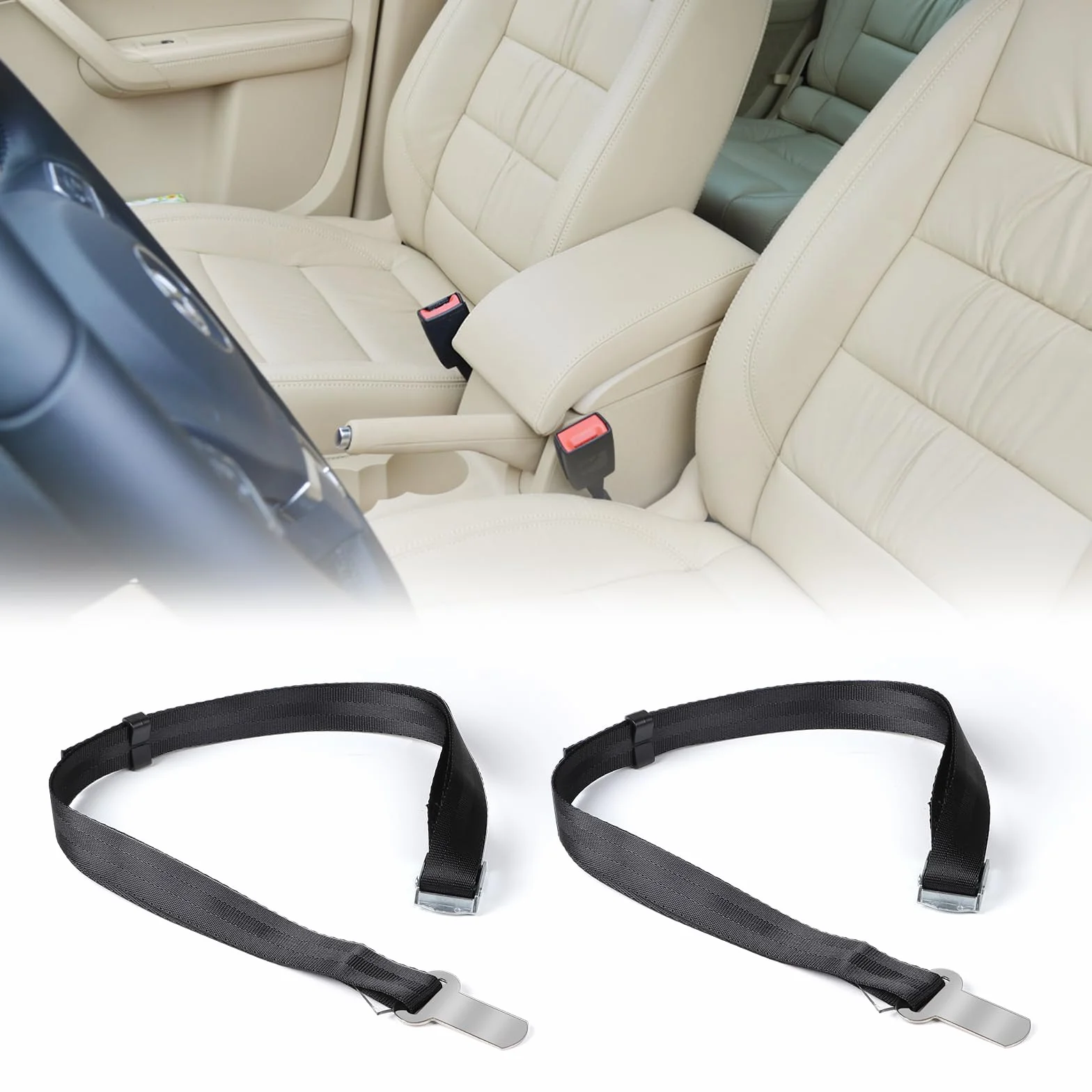 LALAGO Protección contra robo para autocaravanas, accesorios para puertas corredizas de camping, seguro de puerta contra robos para autocaravanas, furgonetas y vehículos - 2 piezas