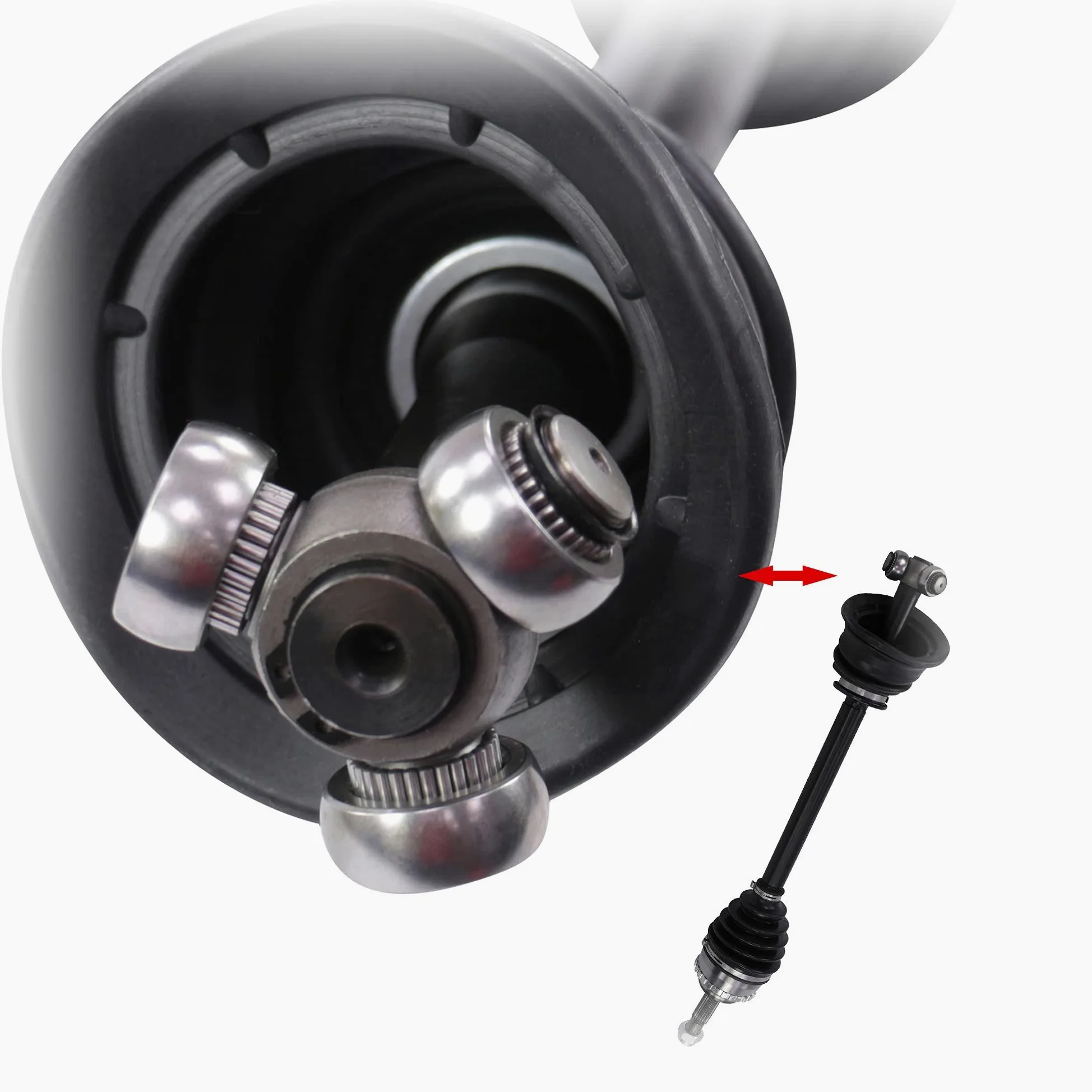 ATEC Germany 1x Eje de transmisión completo delantero izquierdo Compatible con RENAULT CLIO II (BB_, CB_), CLIO II Van/Hatchback (SB0/1/2_), KANGOO (KC0/1_), KANGOO Express (FC0/1_)