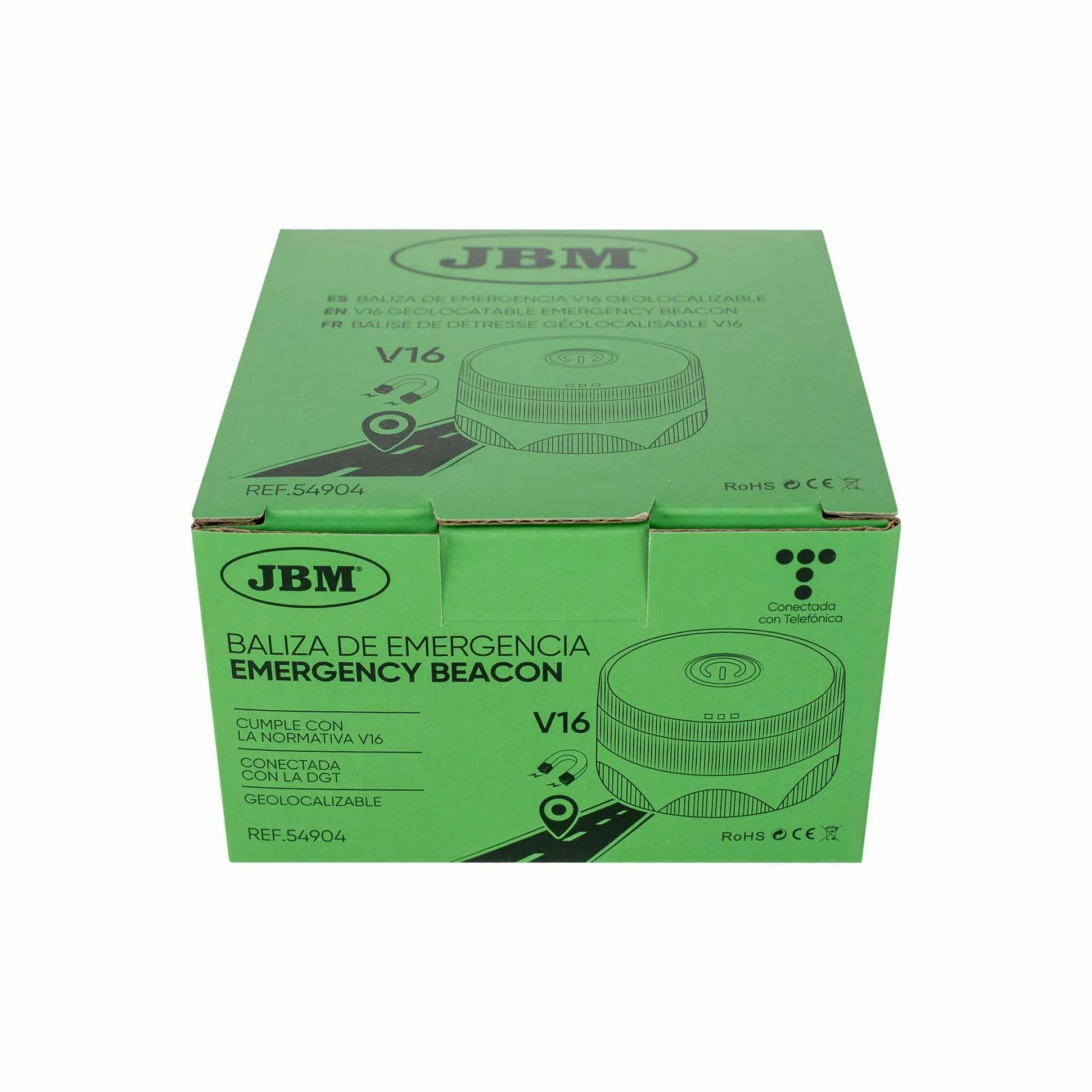 JBM 54904 Baliza de Emergencia V16 Geolocalizable