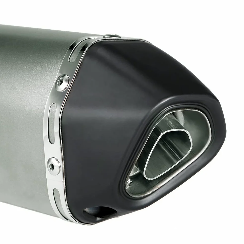 Shkalacar 38-51mm Silenciador de Escape Moto, Tubo de Escape Universal, Hexágono Reemplace con Ajuste para Motocicletas ATV