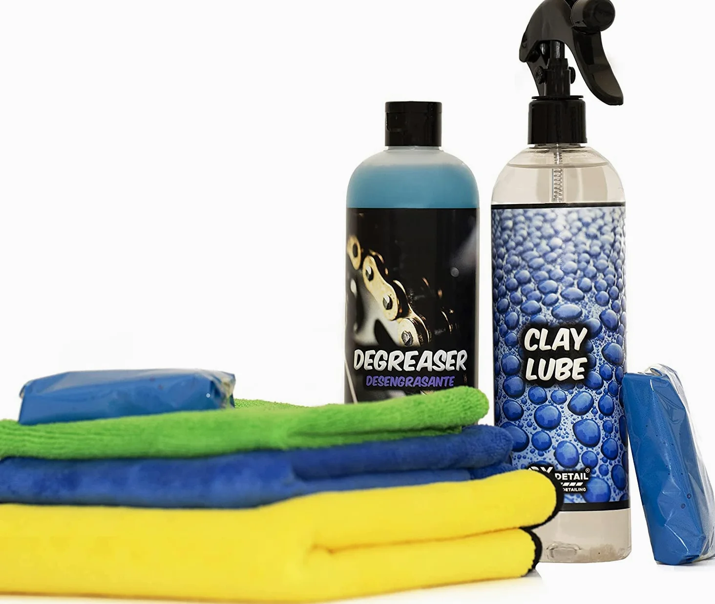 Pack Descontaminante GxDetail - Kit Descontaminación Carrocería Coche Gx Detail - Productos Descontaminación Completa Pintura del Coche.