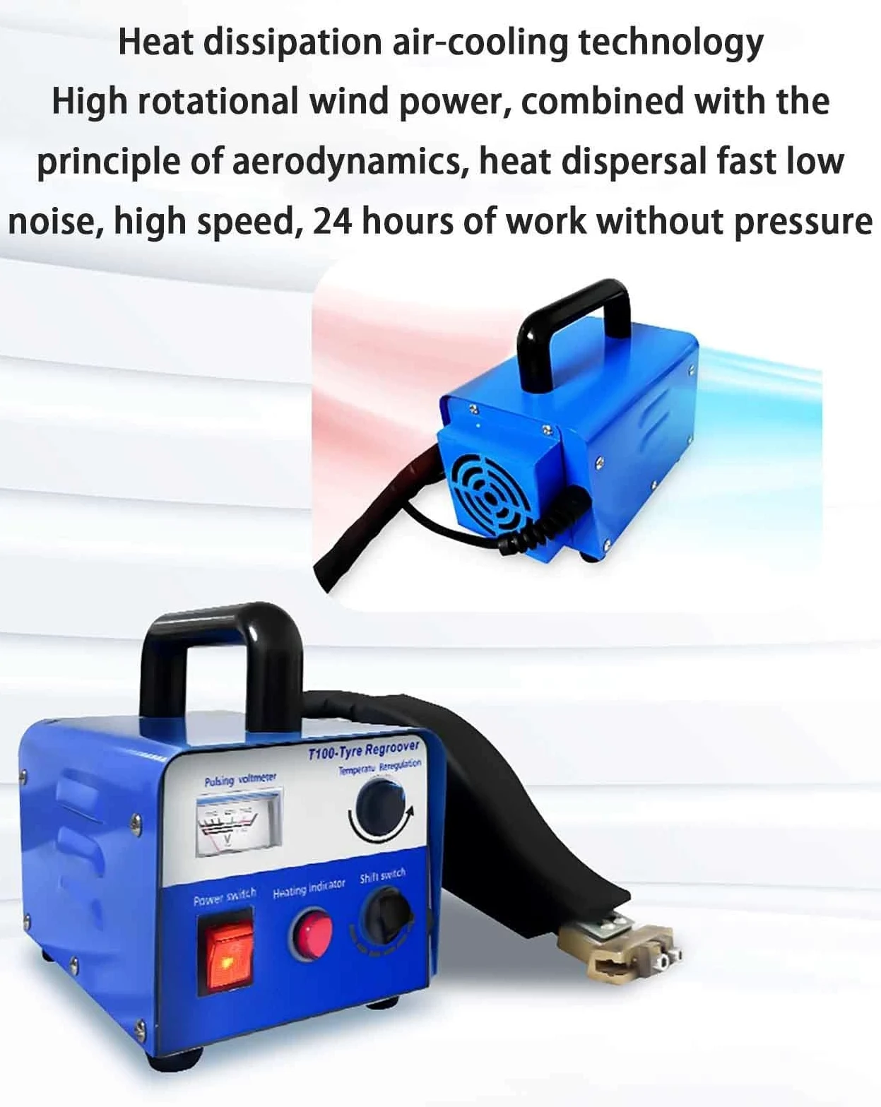 Máquina para tallado de neumáticos eléctrica, rectificadora de neumáticos manual profesional, máquina ranuradora de neumáticos para automóviles, herramienta de corte y ranurado