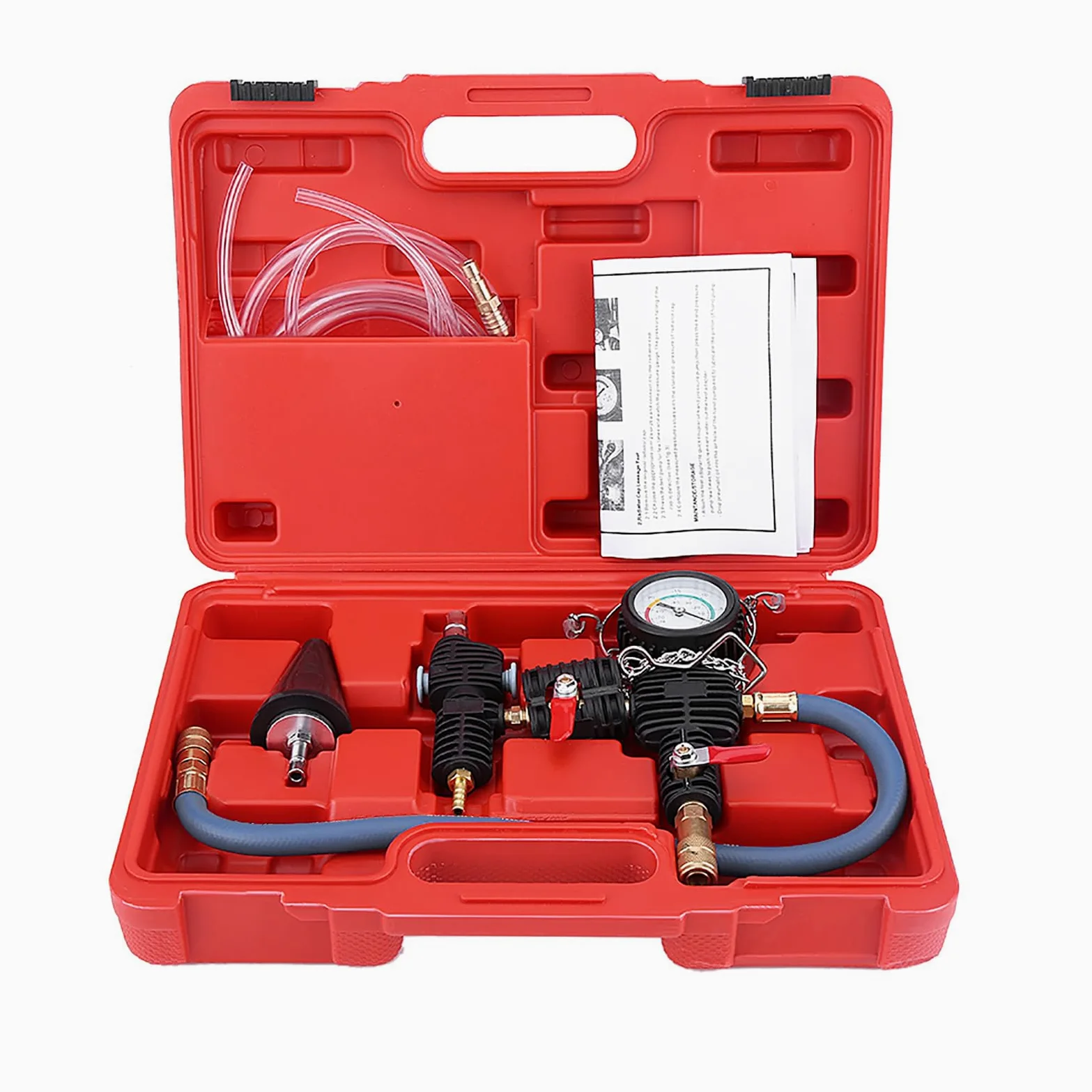 Kit De Purga Y Llenado Al Vacío Para De Refrigeración Universal Compatible Con Automóviles SUV Y Camiones Ligeros Herramienta Profesional Para De Anticongelante Y Eliminación De Aire