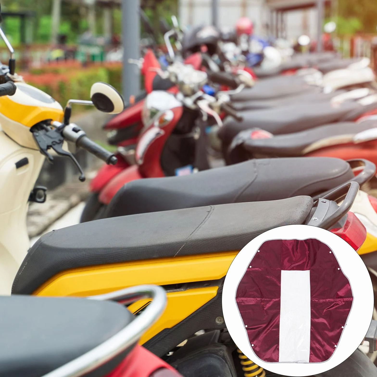 SMASOLO Cubierta Material Oxford y Pvc para Panel de Scooter Eléctrico Resistente Lluvia Funda Protectora para Pantalla y Control , Adecuado para Uso al Aire Libre