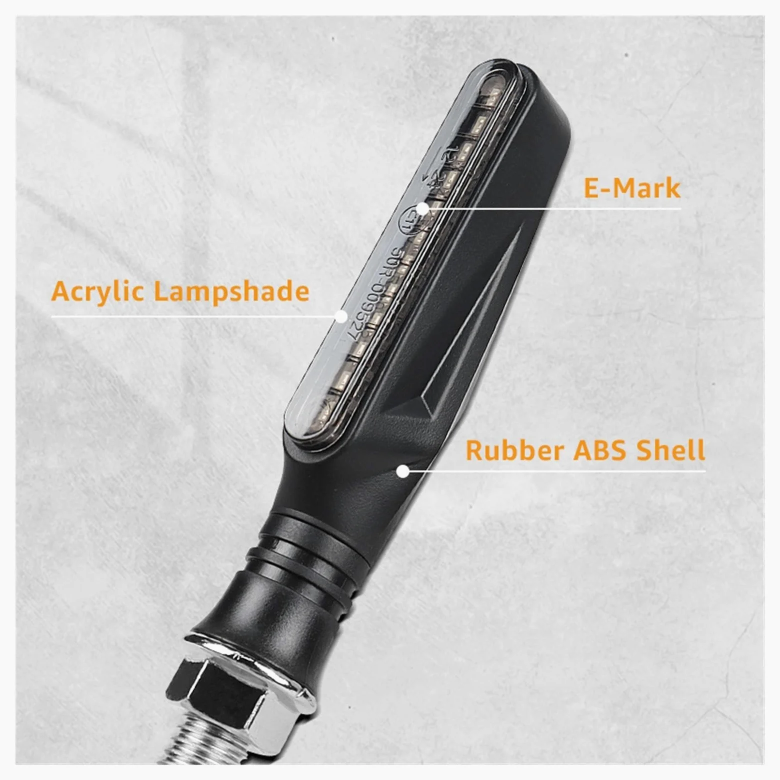 Indicadores de motocicleta Para HONDA Para Hornet 600 CB600F CB599 CB600 CBF600 Intermitente de motocicleta Luces de señalización LED para motocicleta 12led Intermitente Moto Flujo de agua