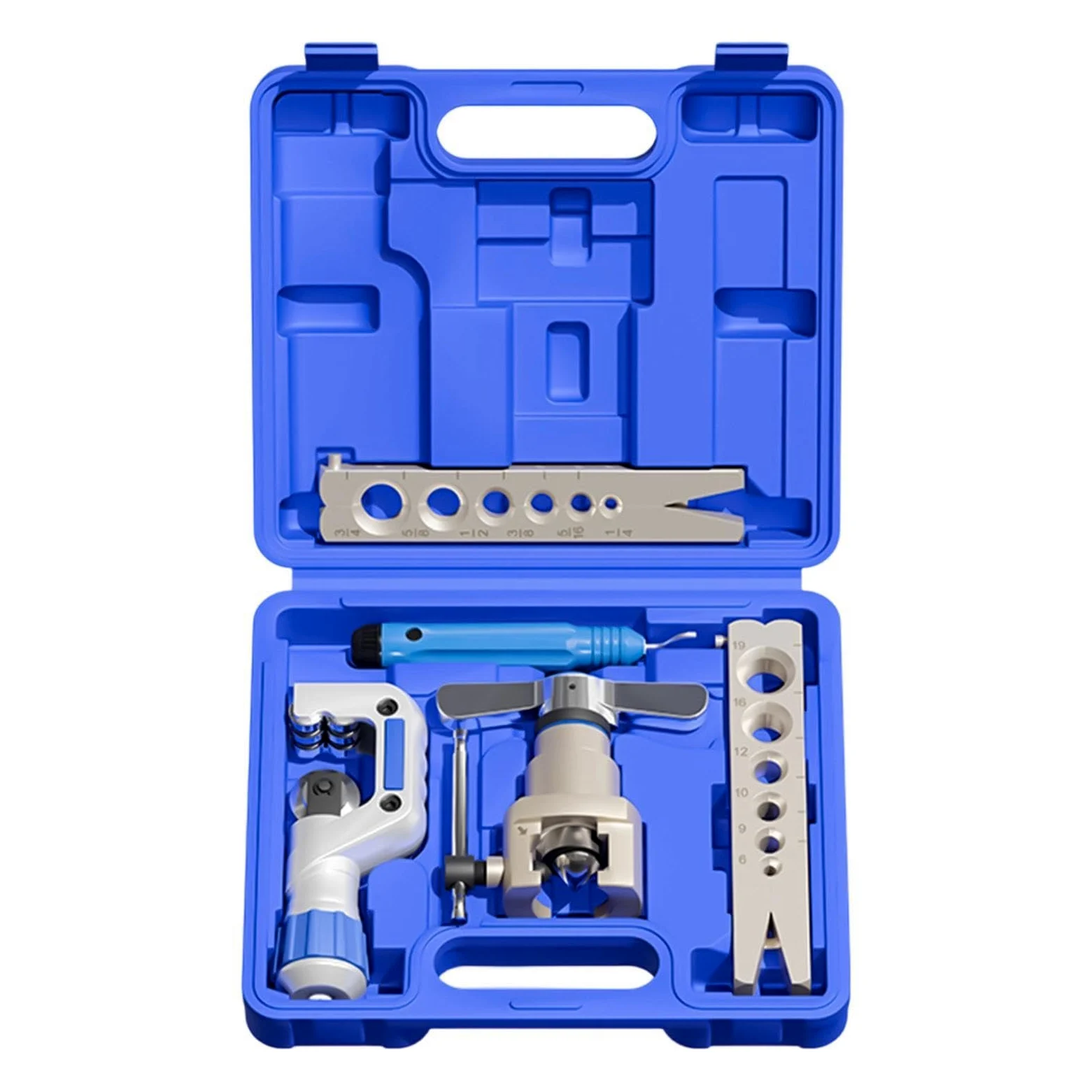 Kit Abocardador Tubería Freno Kit De Reparación De Tuberías Automotrices | Herramienta Abocinadora Para Frenos Automóvil Coche Para Hogar Garaje Taller Industria Exterior Camión Sedán Automotriz