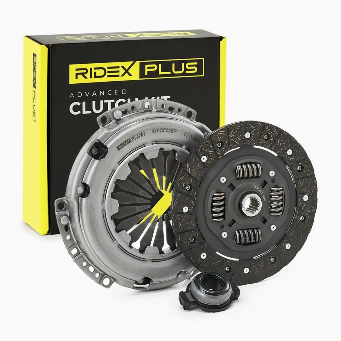 RIDEX PLUS 479C0026P Kit de embrague con cojinete de desembrague Compatible con PEUGEOT 206 Fastback 2A/C