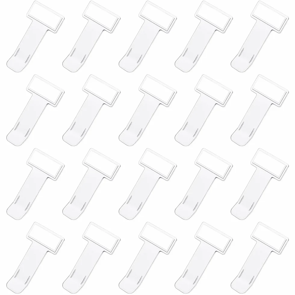 20 Piezas Clip para Boletos de Parabrisas Autoadhesivo Pinza Transparente Ticket Coche Soporte Pinzas de Plástico para Billetes de Aparcamiento para Coches Caravanas Camiones Parabrisas