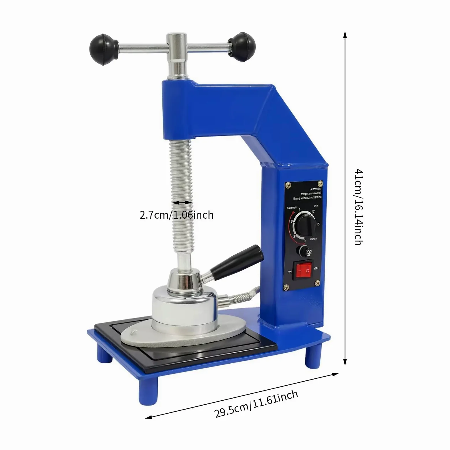Máquina profesional de reparación de neumáticos con control de temperatura ajustable para reparaciones de neumáticos de automóviles, todoterreno y camiones ligeros