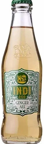 Indi & CO Ginger Ale Artesanal Bebida Botánica 4 x 20 CL