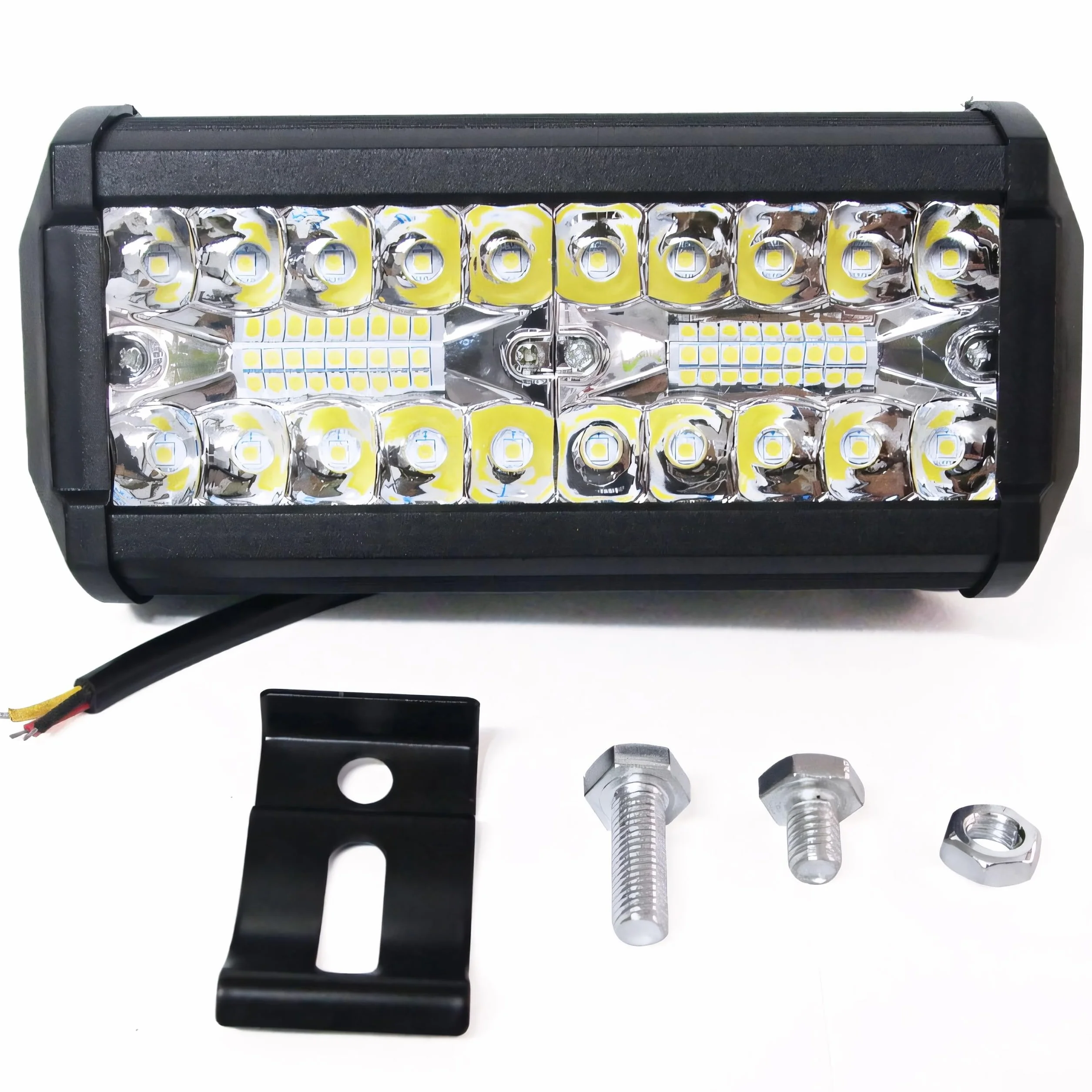 Retoo Foco LED Trabajo Exterior 120 W 12 V 40 LED Impermeable Faros Auxiliares Moto Off Road