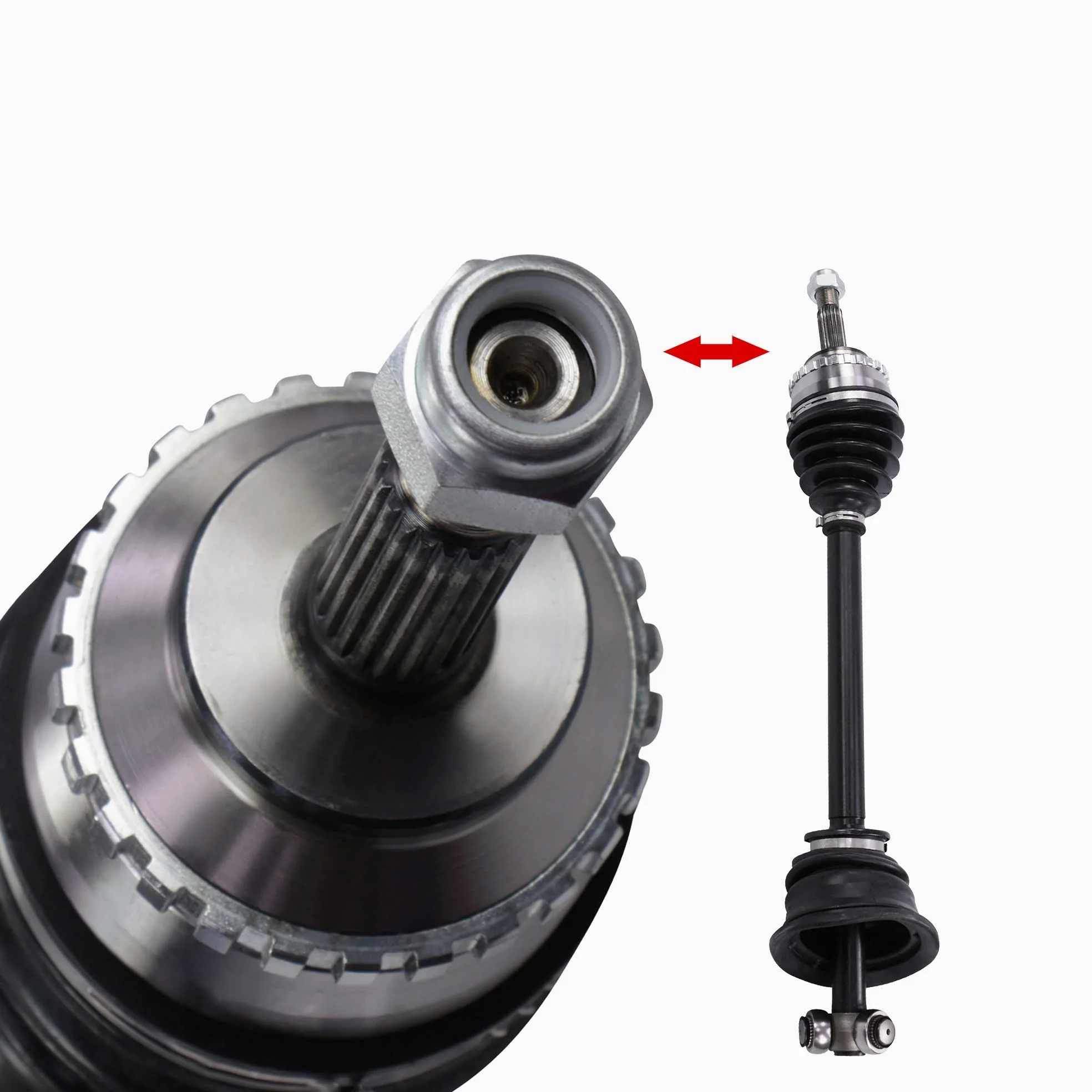 ATEC Germany 1x Eje de transmisión completo delantero izquierdo Compatible con RENAULT CLIO II (BB_, CB_), CLIO II Van/Hatchback (SB0/1/2_), KANGOO (KC0/1_), KANGOO Express (FC0/1_)