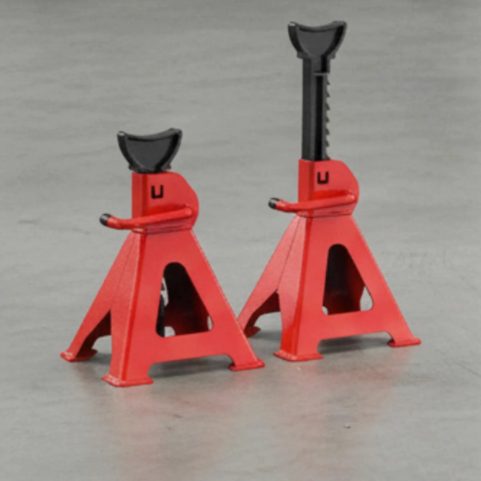 Caballete Seguro Soporte Metálico para Garaje, Soporte De Seguridad De 3 Toneladas, Modelo Extra Grueso De 3M 3.1KG Neto Por Unidad