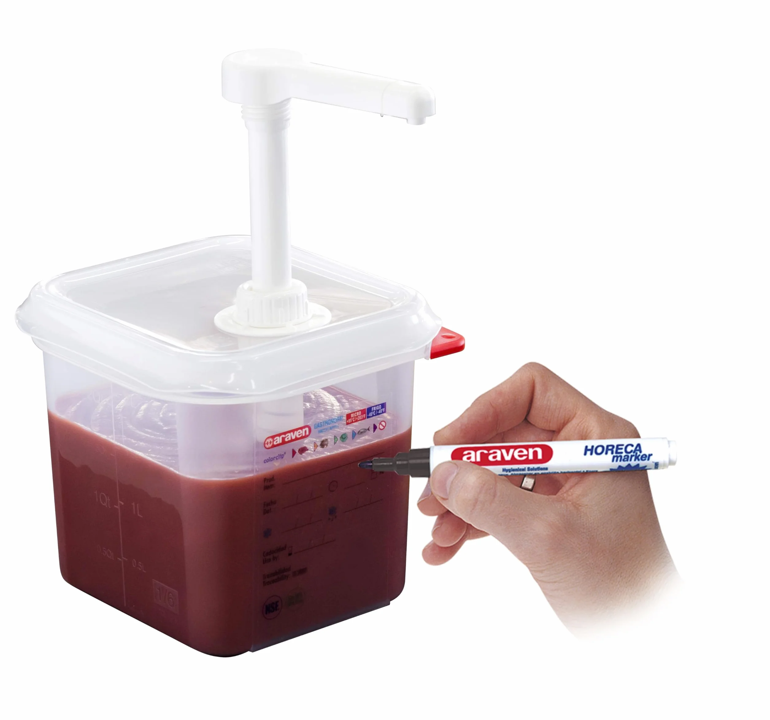 Araven - Dispensador para salsas, 1,5 l