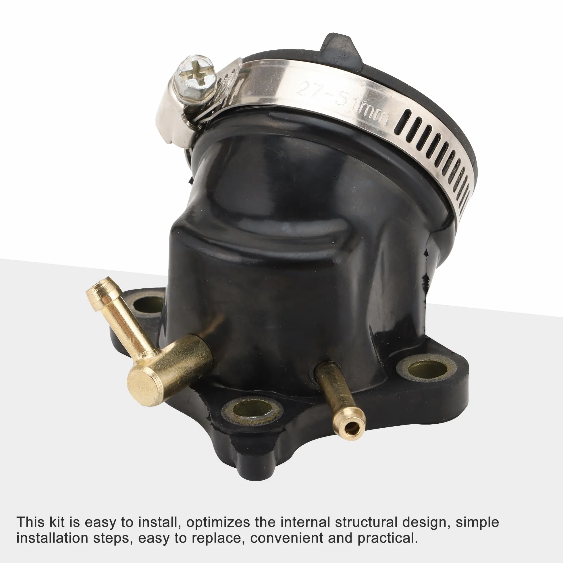 GOOFIT Tubo De Admisión Reemplazar para Vespa GT GTL GTS GTV 125cc-200cc Piaggio Beverly X8 X9 XE