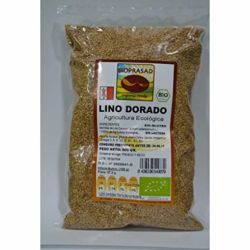 Lino Dorado 500 Grs Ecológico Sin Gluten ni Lactosa