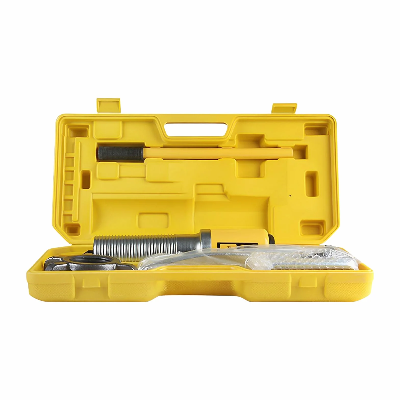 20T Juego de extractores hidráulicos con 3 brazos de acero 40Cr, extractor de bujes de rueda con caja de almacenamiento, extractor de cojinetes para bujes y bridas