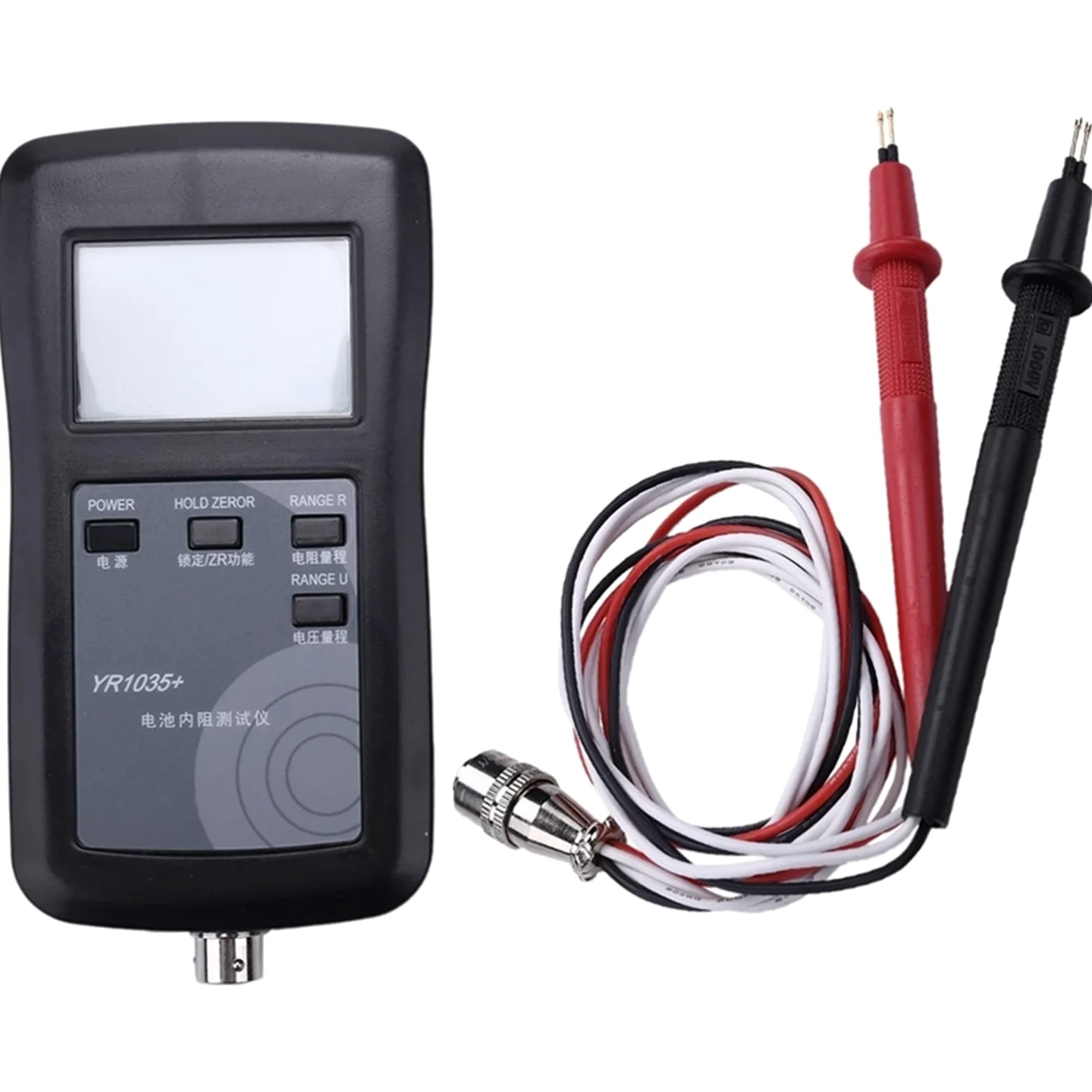 Comprobador de baterias, YR1035 + Instrumento de prueba de resistencia interna de la batería de litio 100V Grupo de vehículos eléctricos 18650