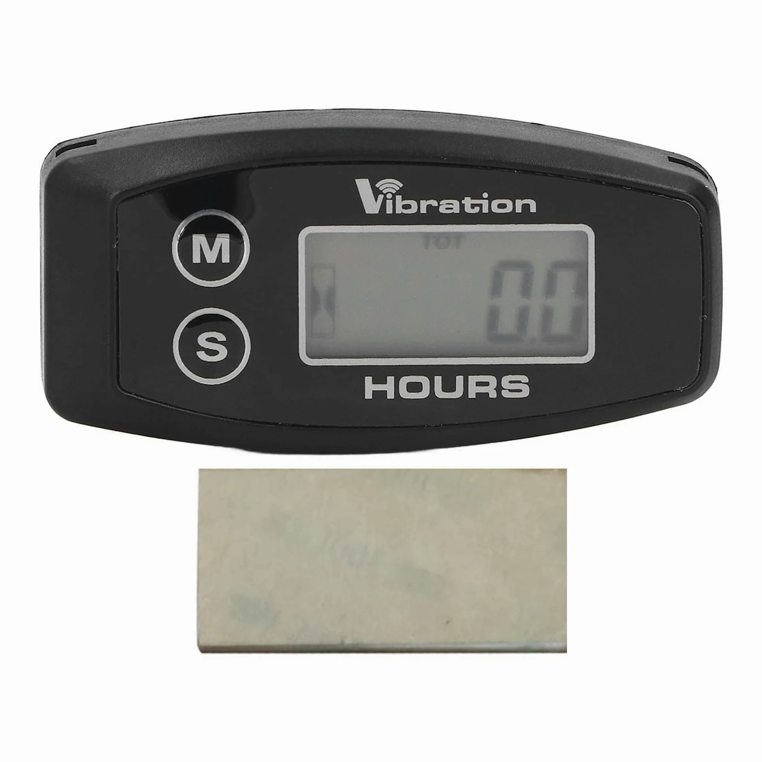 Contador horario inalámbrico Activación de vibración recordatorio de Mantenimiento Temporizador de Trabajo reiniciable indicador horario Digital para Motor Marino