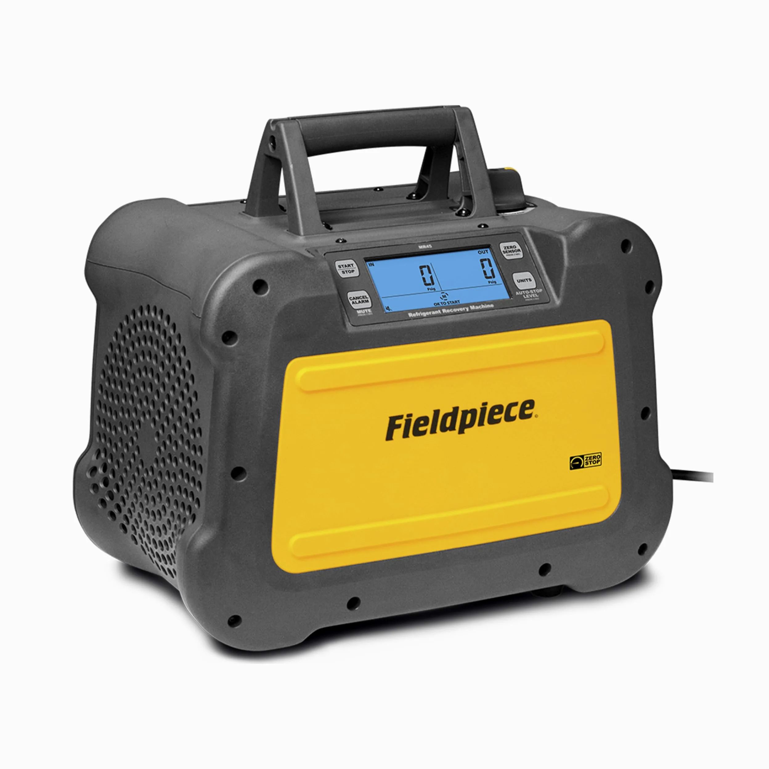 Fieldpiece - Máquina de recuperación de refrigerante digital ligera MR45 - Amplio voltaje de funcionamiento con puertos de fácil acceso - Compatible con A2L