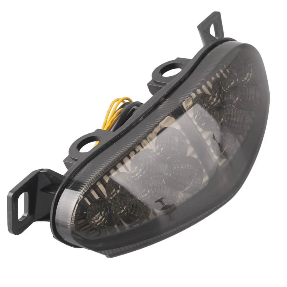 Luz trasera de señal de giro y freno de scooter, lámpara LED integrada para ER6N 2009 2010 2011