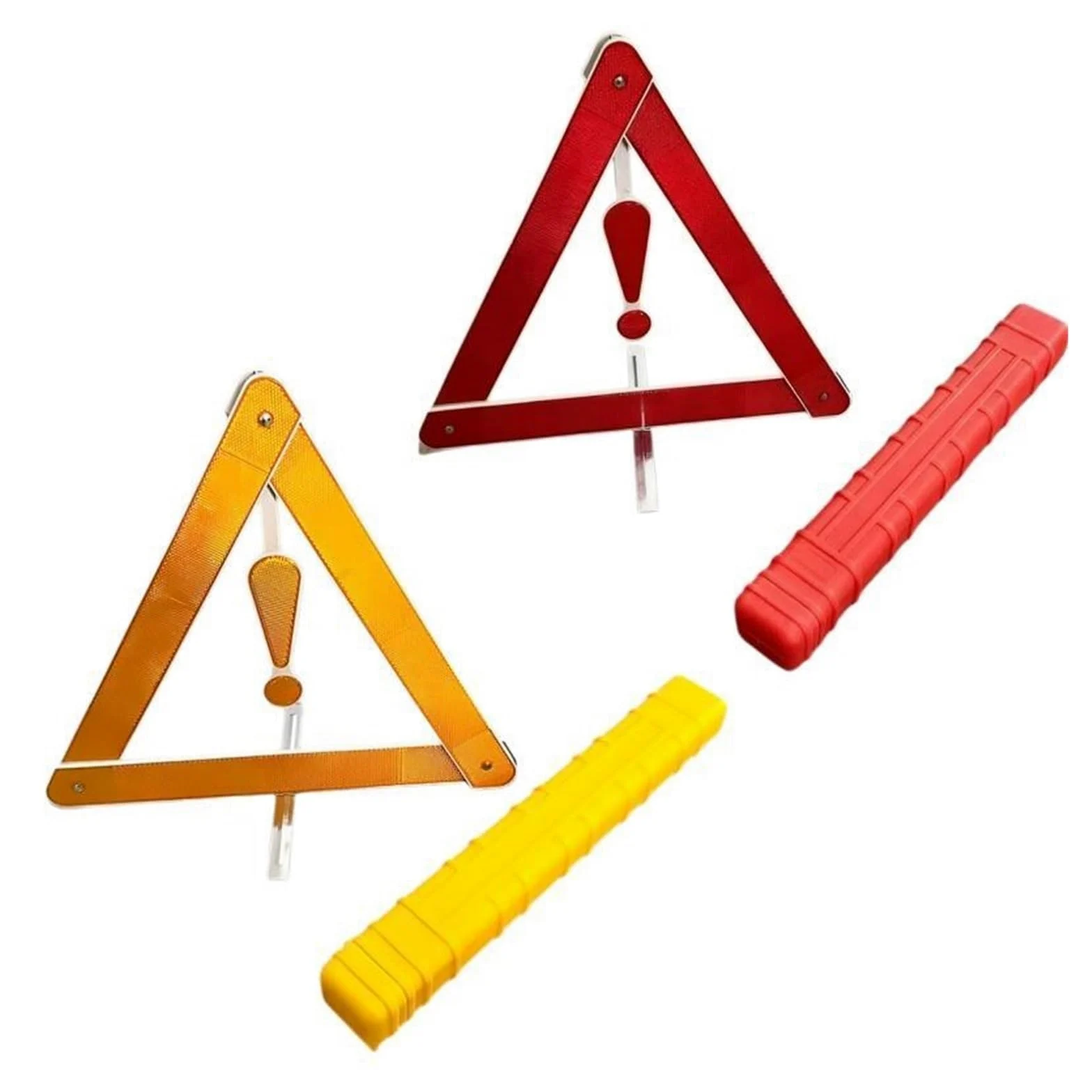 Dispositivo de Alerta temprana Emergencia Plegable for Seguridad Vial, triángulo Advertencia for Coches, 10 Uds para Advertencia