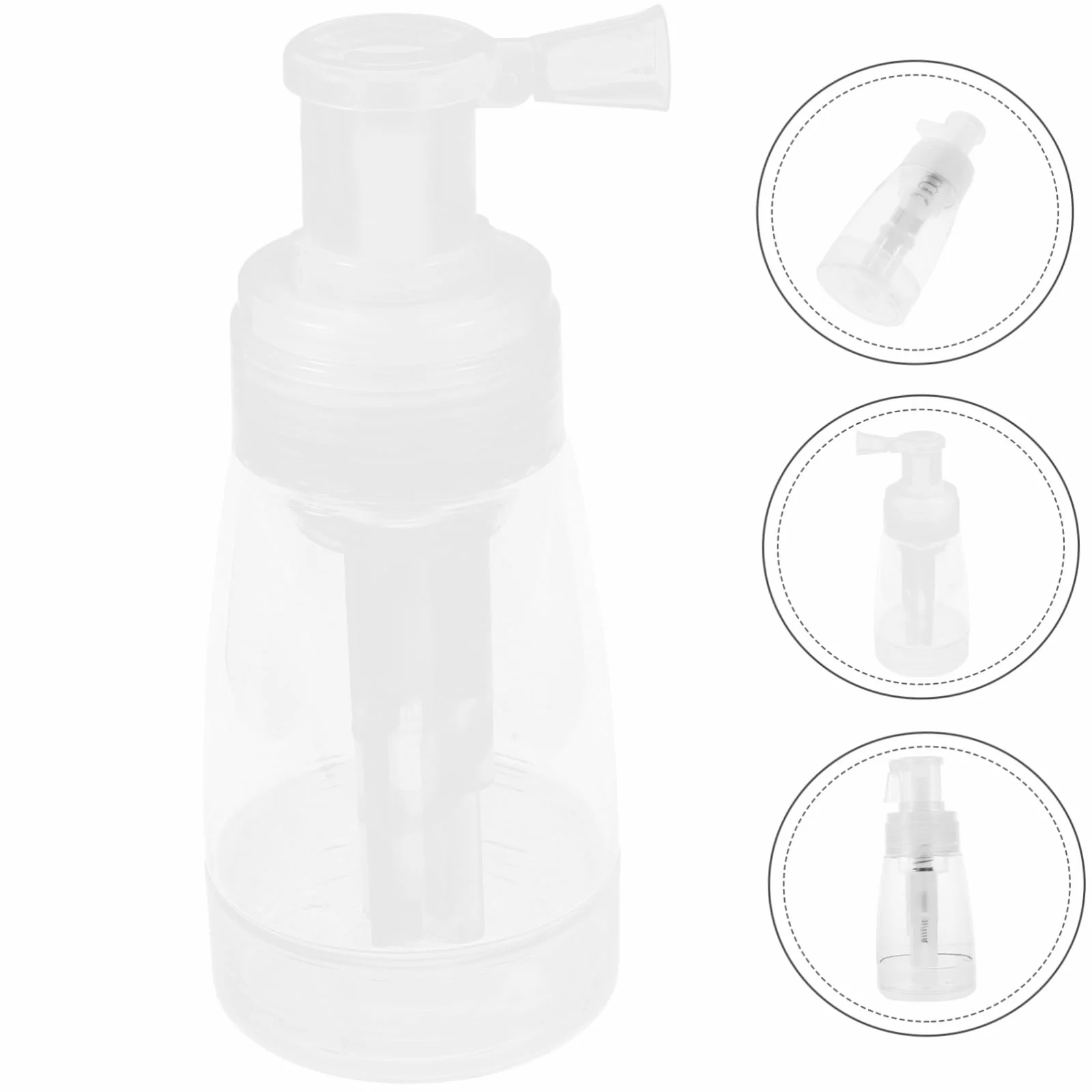 FOMIYES Botella Rociadora de Polvo Rellenable Dispensador de Polvo Seco