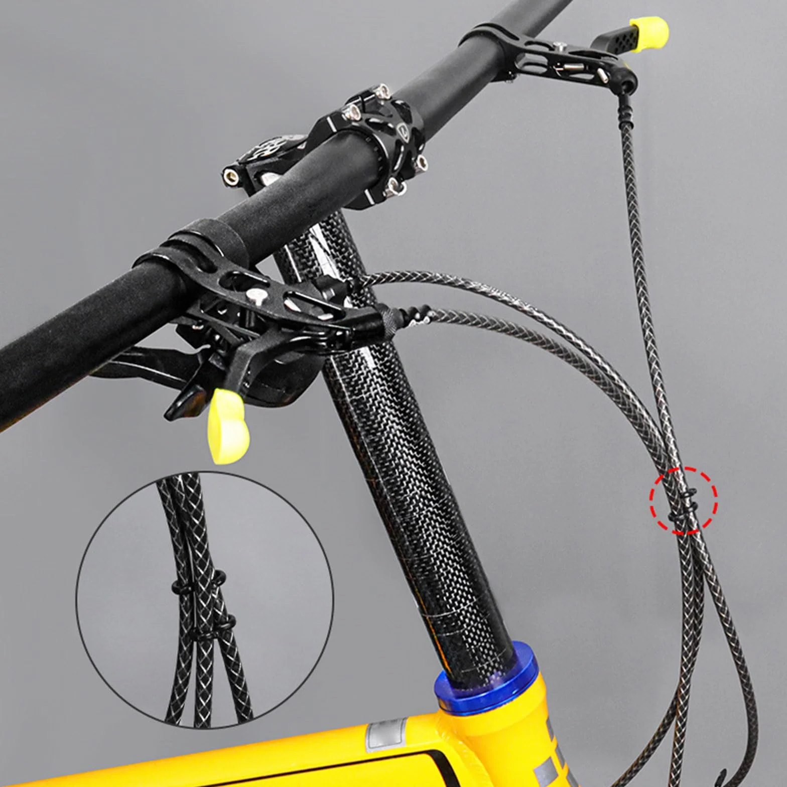 Clips de cable de bicicleta, clips de cable de freno, clips de gancho en S, clips de hebilla de guía para carcasa de engranaje de freno de bicicleta
