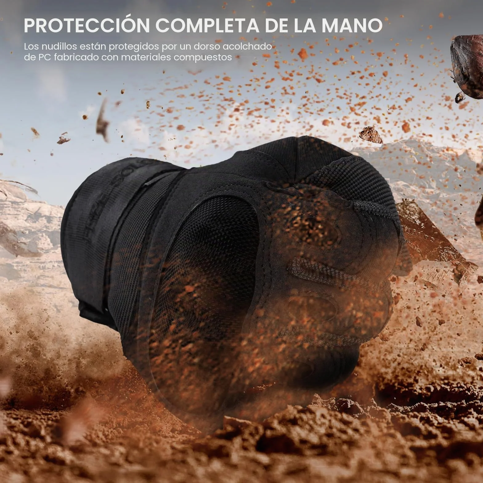 FREE SOLDIER Guantes Moto Verano Hombre Tacticos Militares Combate Deportes Aire Libre Escalada Ciclismo MTB Airsoft Paintball Senderismo Trabajo