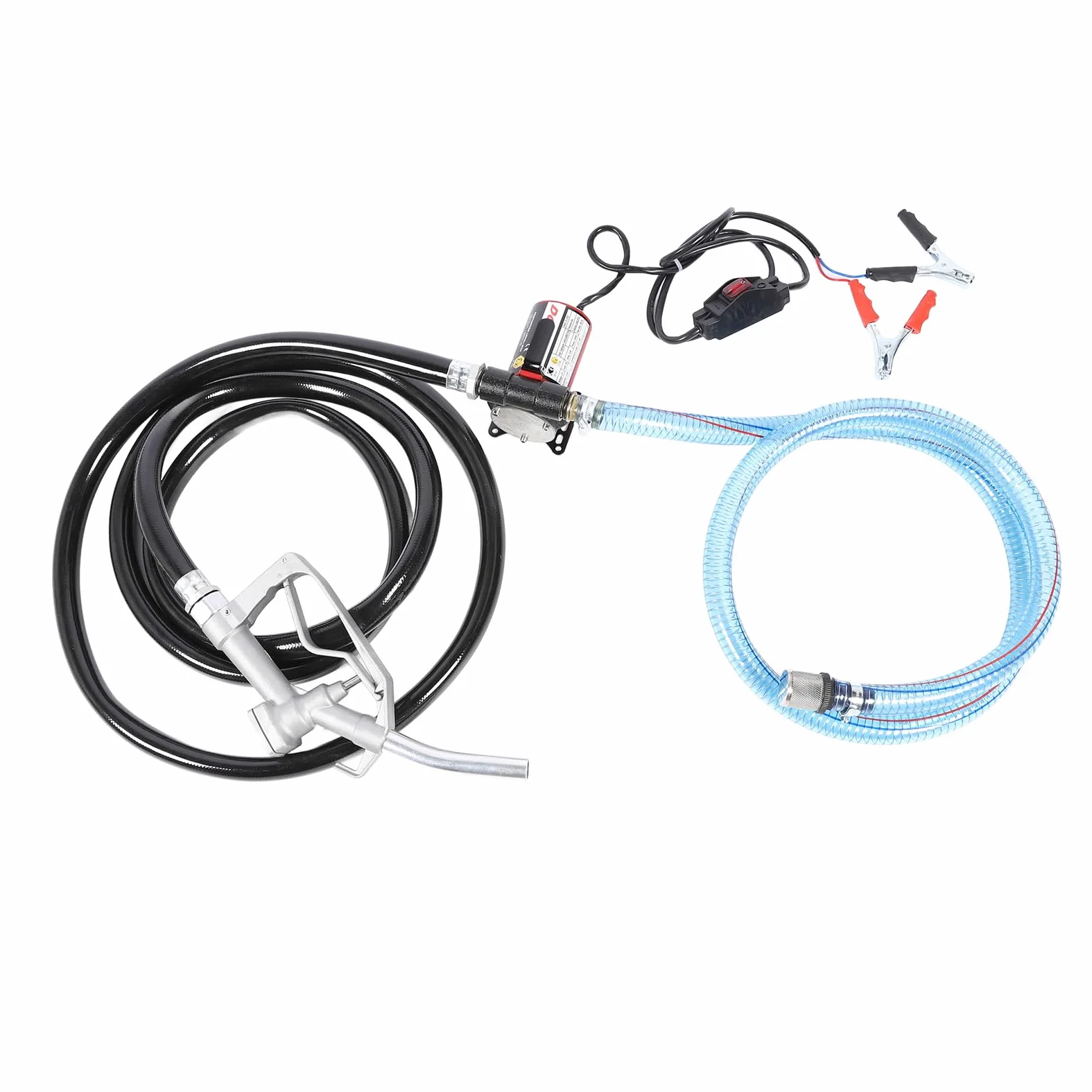 Bomba de Aceite de Auto Cebado, Bomba de Aceite Eléctrica de 12 V con Interruptor, Bomba de Transferencia de Auto Cebado, Bomba de Aceite Eficiente Compacta con Interruptor,