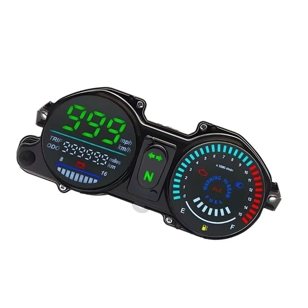 Velocímetro Digital para 150 ESD | Aplicación Y1UB Velocímetro de motocicleta Odómetro Velocímetro Tacómetro para 150 ESD
