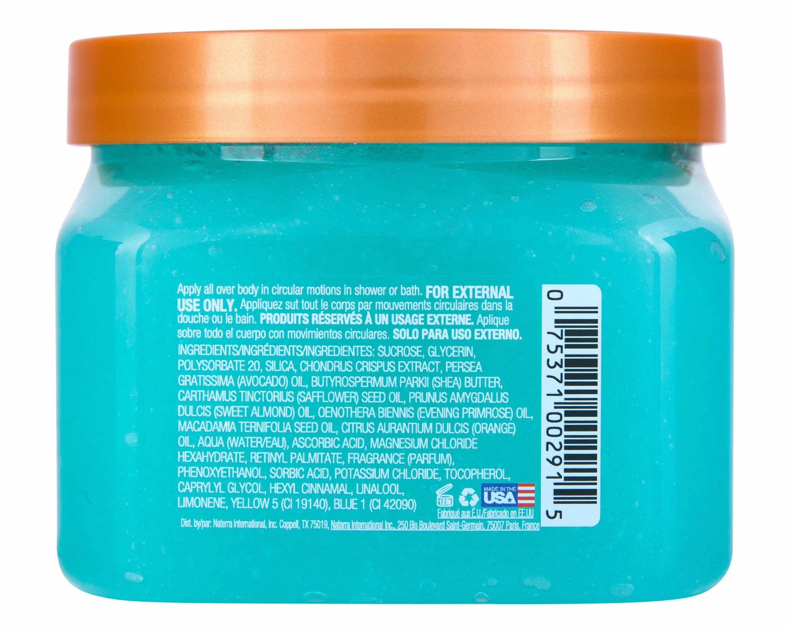 Tree Hut Blue Lagoon Exfoliante de azúcar de karité 18 onzas exfoliante corporal hidratante