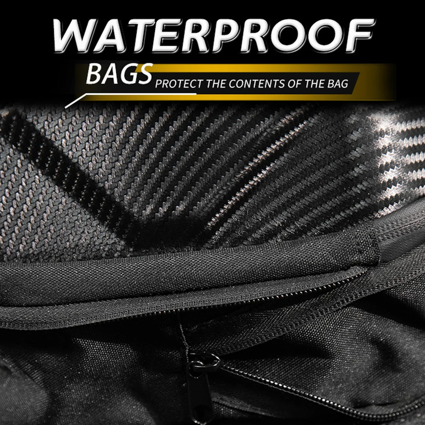 Night Cat Bolsa Trasera Multifuncional Impermeable para Asiento Trasero de Motocicleta, Almacenamiento Universal (Alta Capacidad)
