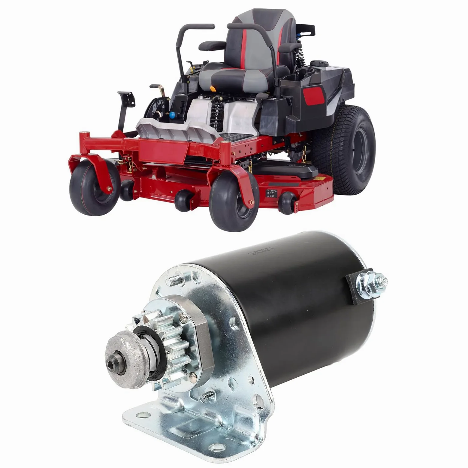 Generic Motor de Arranque Duradero de 12 V con Torsión Mejorada para Cortacésped de Tractores, 1 Pieza