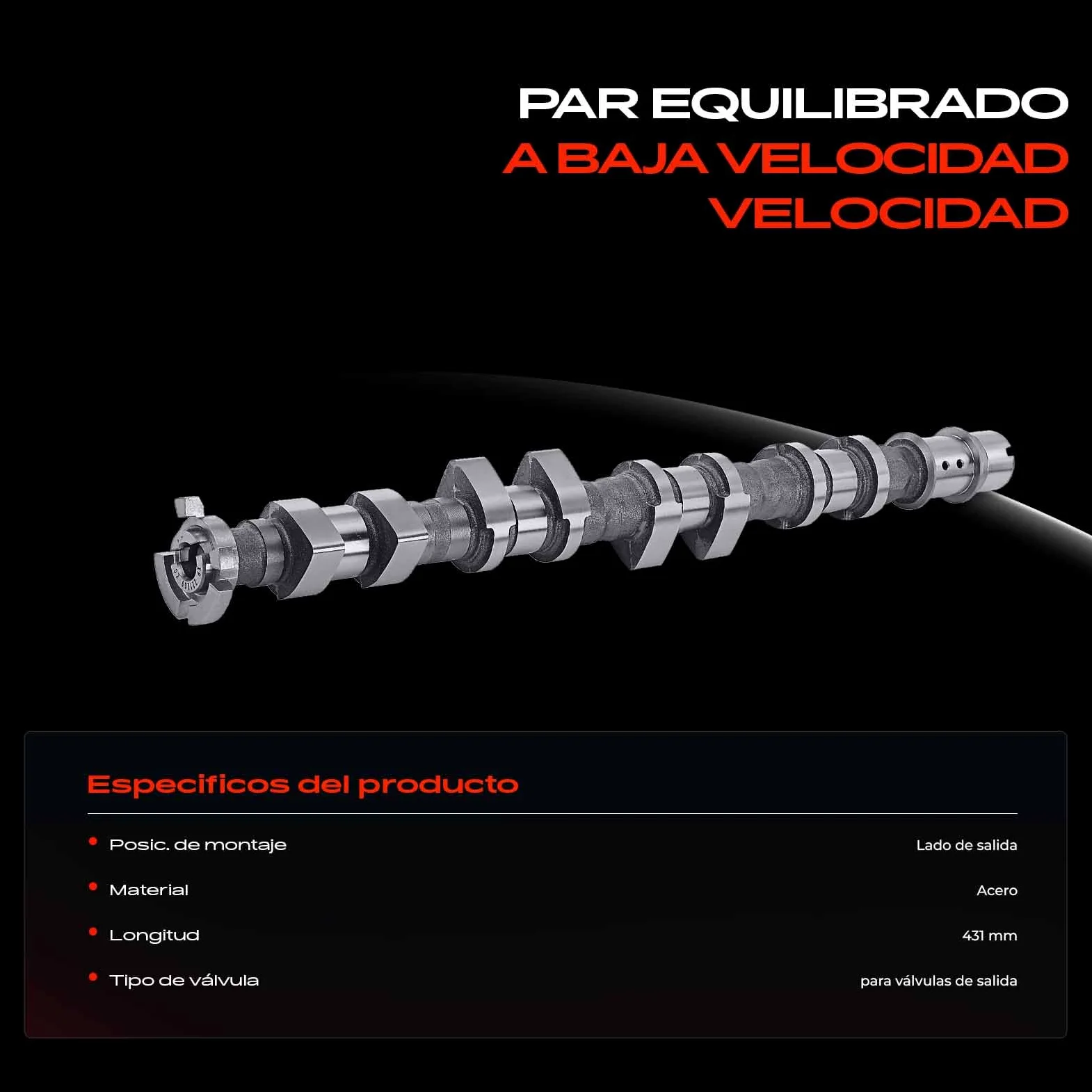 Frankberg Árbol de levas 55568389 | Compatible con: Astra H A04, Astra J Saloon, Insignia A Saloon G09, Astra J P10, Caravana Astra J P10, Astra J GTC, Astra H