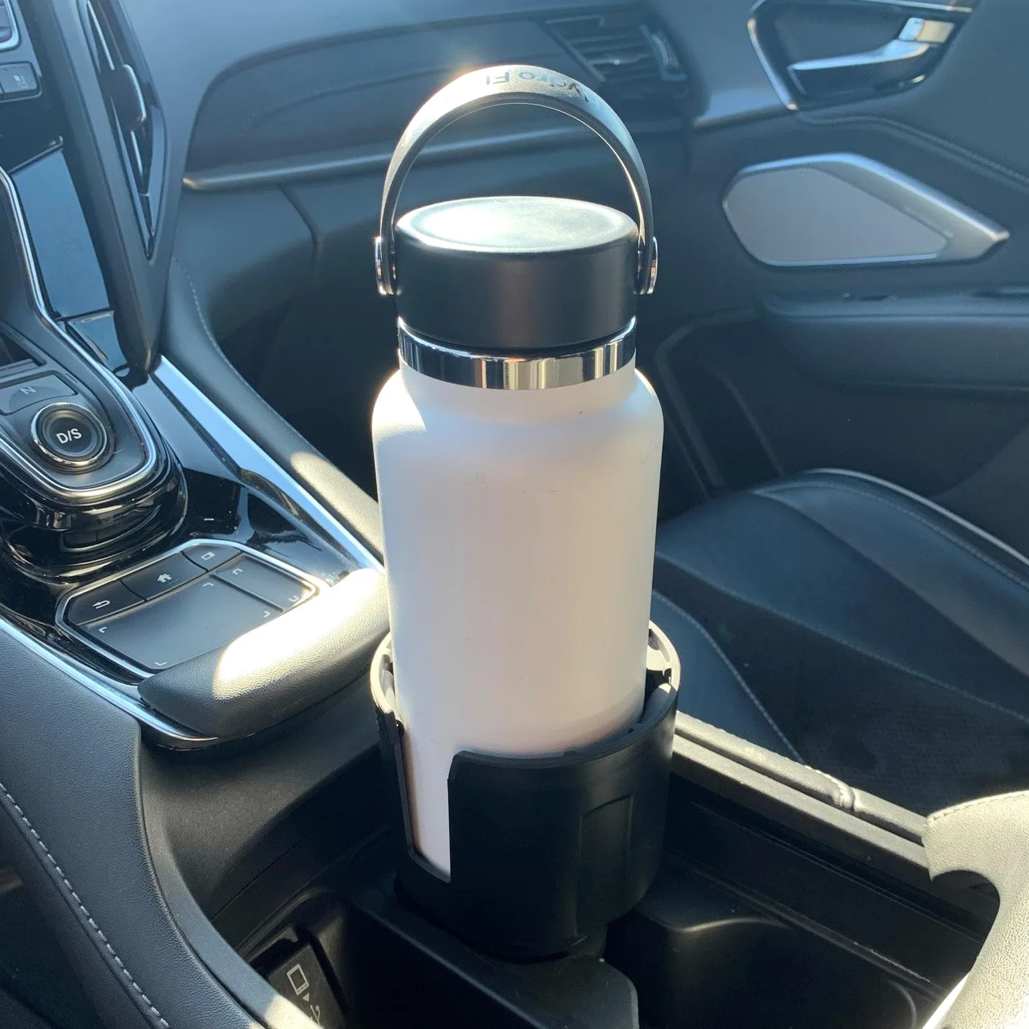 Swigzy Adaptador expansor para portavasos de Coche (versión de Base Larga) – Se Adapta a Botellas Hydro Flask, Yeti, Nalgene, Grandes de 32/40 onzas y Bebidas Grandes