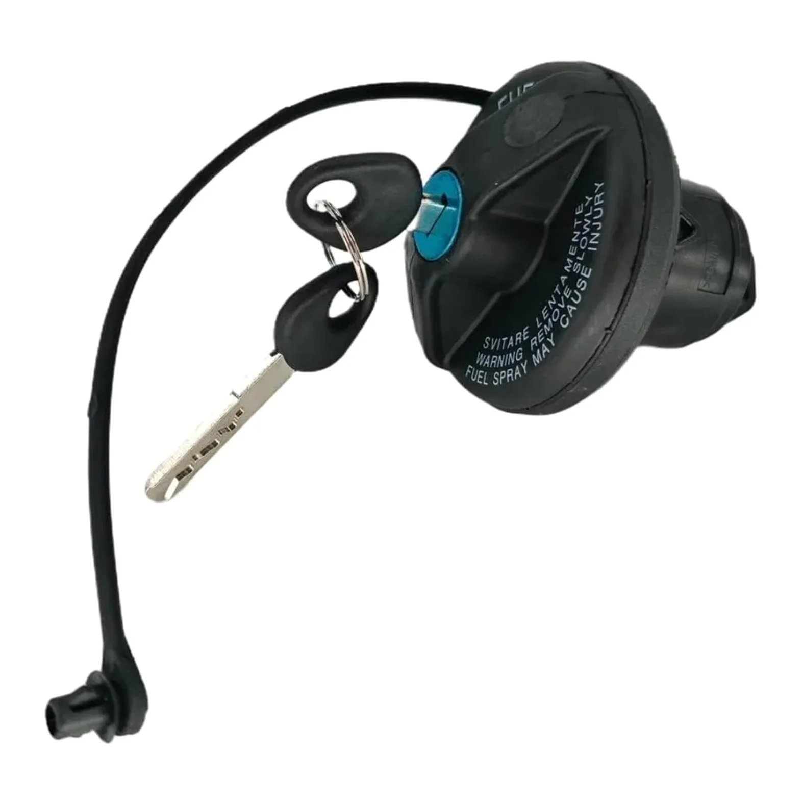 junta del tanque de combustible Tapa de tanque coche con cerradura 2 llaves para Fiat para 500 2007- Grande Punto EVO Fiorino 2009-71802520 Piezas automotrices