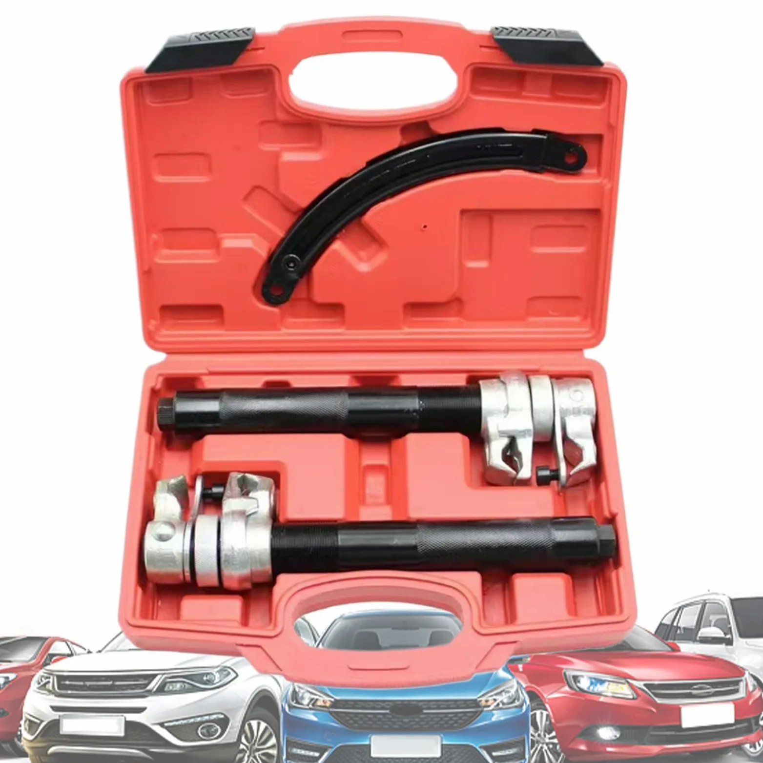 Compresor De Muelles Para Amortiguadores Juego De Herramientas Compresor De | Herramientas Con Bloqueo De Seguridad Para Suspensión De Automóvil Moto Y Remolque