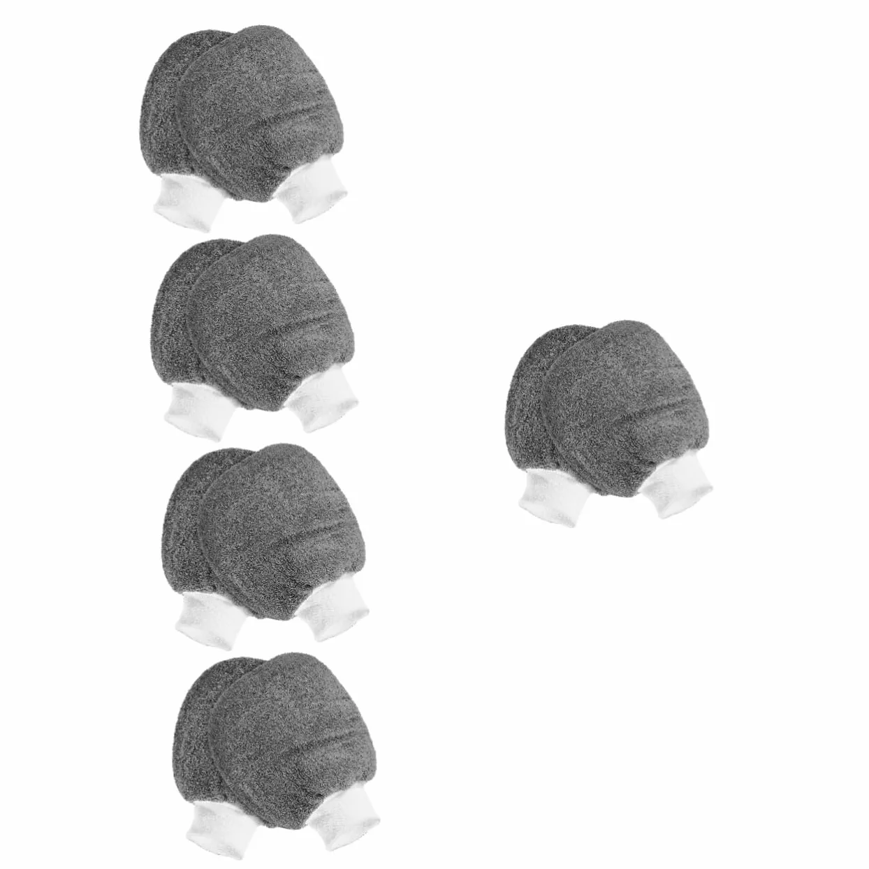 Amosfun 5 Series Guantes De Lavado De Microfibra Gruesos Y Redondeados para Limpieza De Automóviles Absorbente para Detalles Y Acabados 2 Piezas X 5