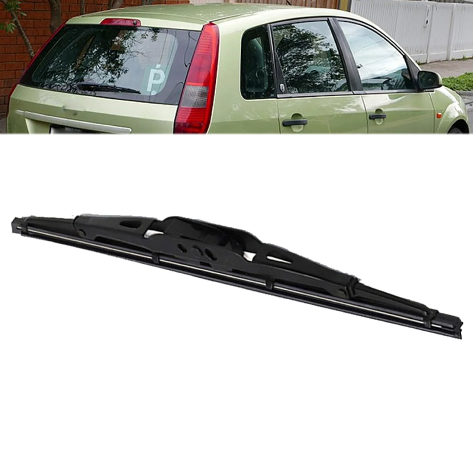 Escobilla limpiaparabrisas para Ford Fiesta 5 MK5 Hatchback 2003-2008, escobilla limpiaparabrisas trasera de 11 "