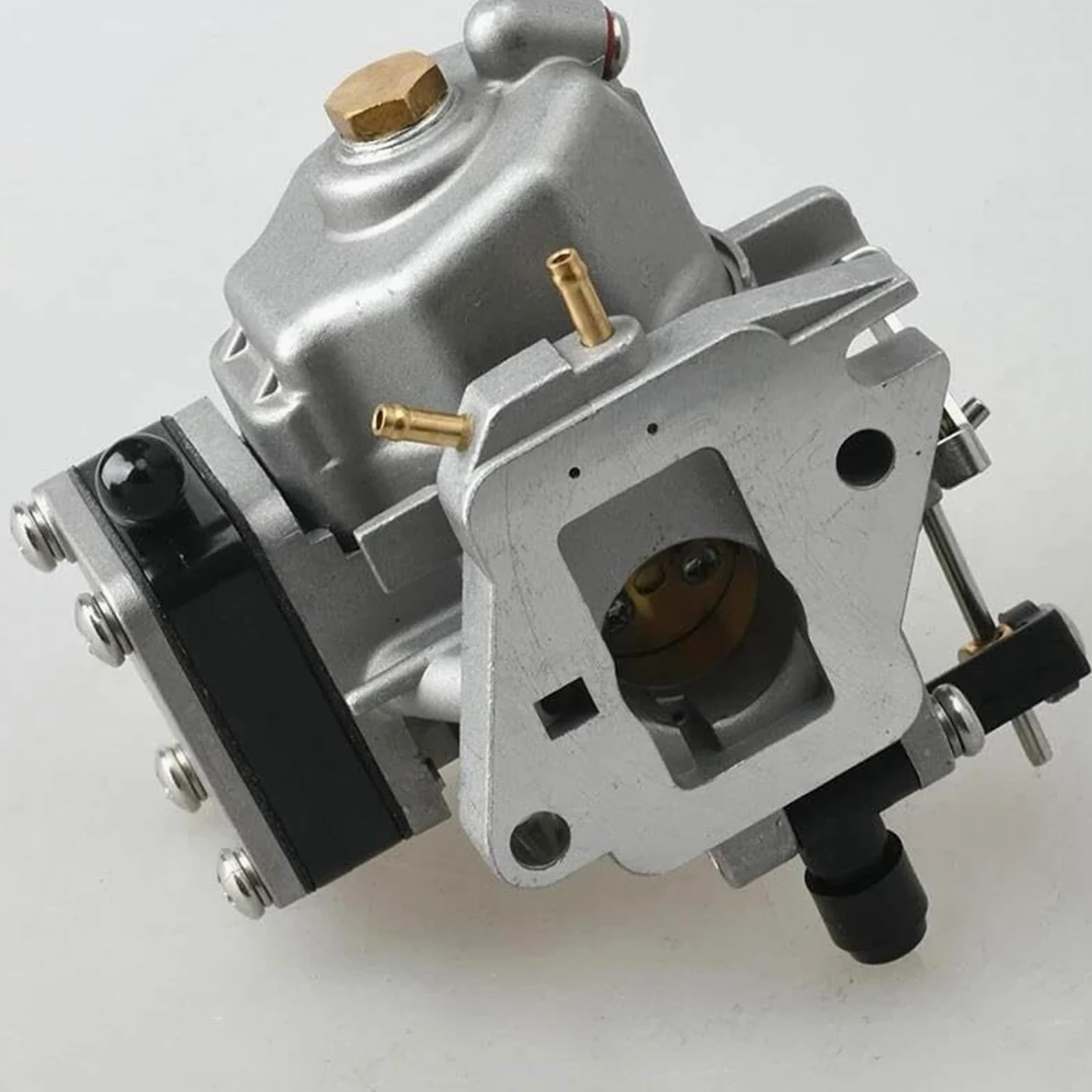 Carburador con Junta Carburador para Motor fueraborda para Yamaha 2 Storke Reemplazo de carburador Combustible para Manguera Filtro