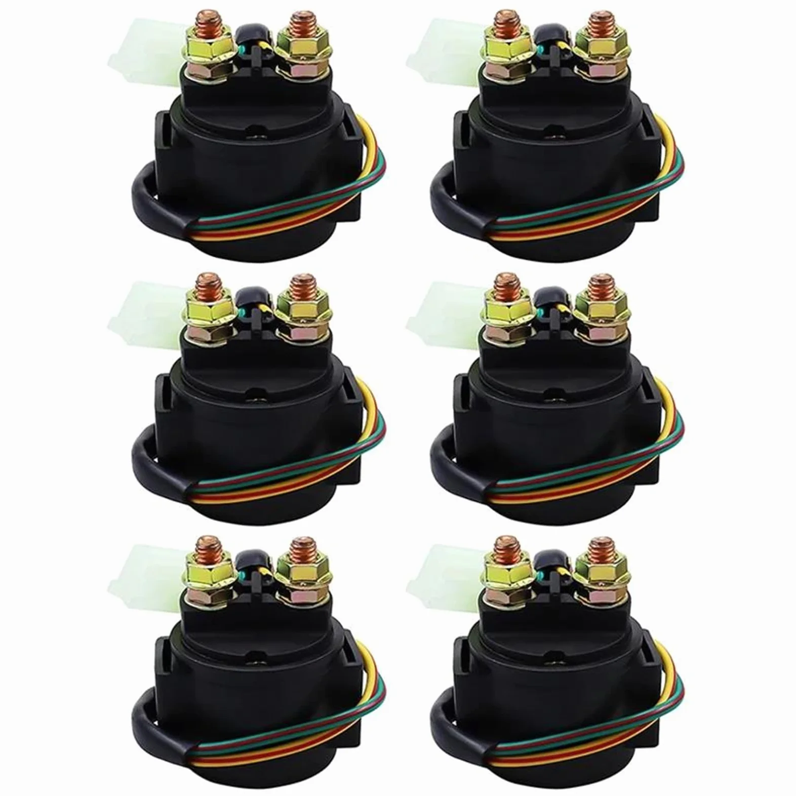 Relé De Solenoide Arranque Motocicleta Para Honda CB450 CB450SC Para Super Sport CB400 CB550 CB300 CB350 CB360 CB500(6pcs)
