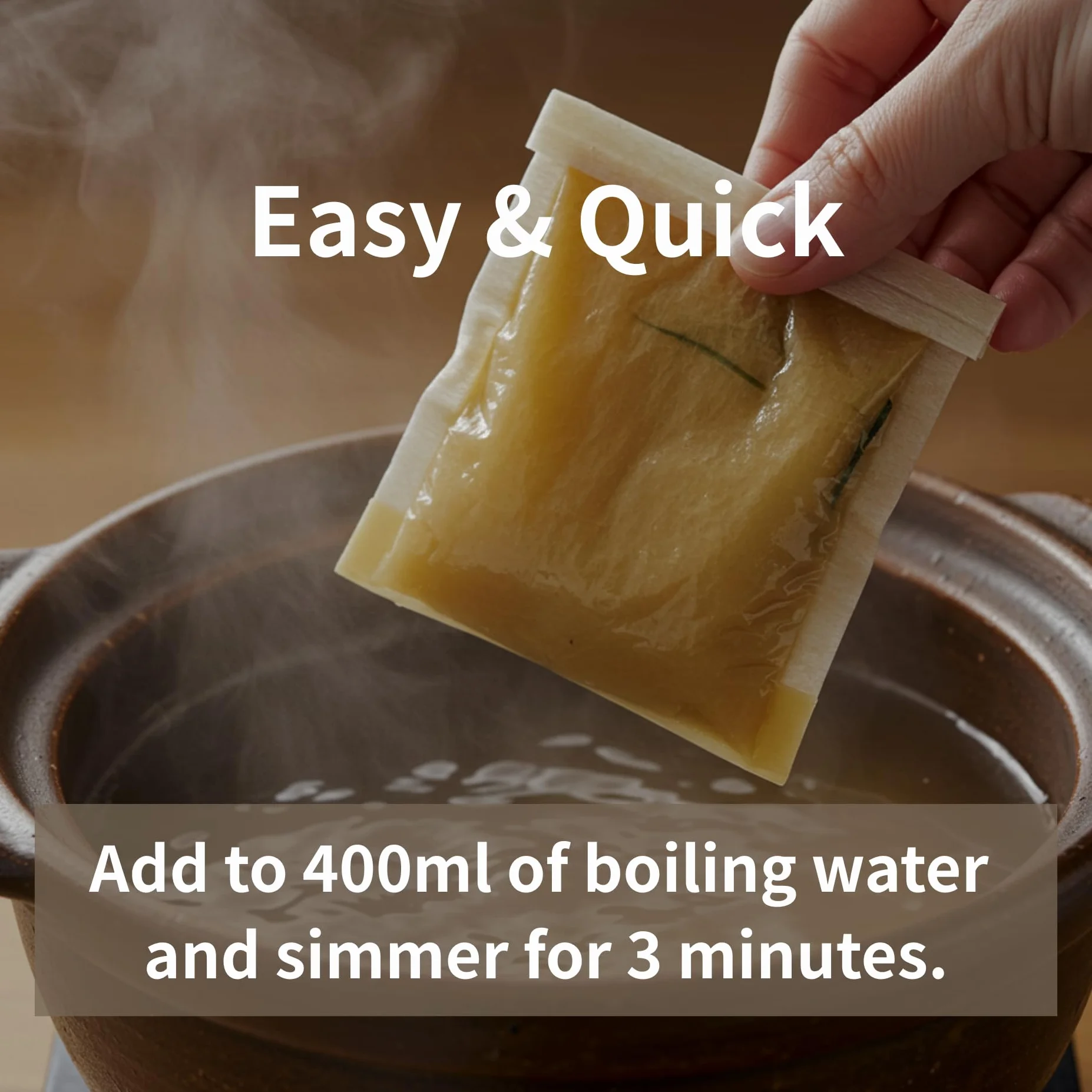Paquete de caldo Tastrip Dashi – Base para sopa japonesa 8 g × 5 paquetes Sin glutamato monosódico umami bonito seco japonés