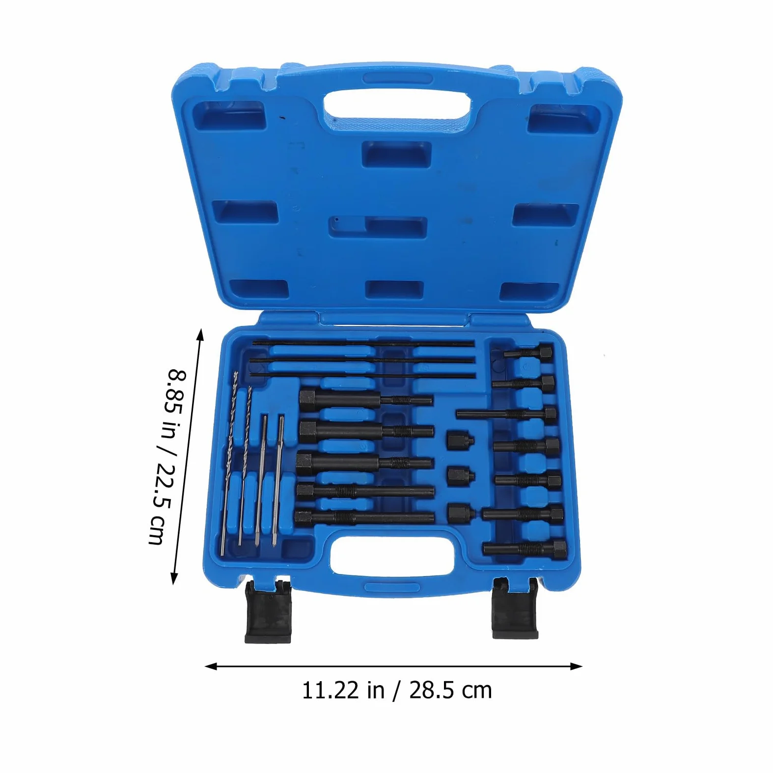 Abaodam Kit de Herramientas para Extracción de Bujías Incandescentes Dañadas, Reparación de Roscas, para Automóviles, Diseño Ergonómico y Alta Eficiencia, Accesorio Automotor Profesional