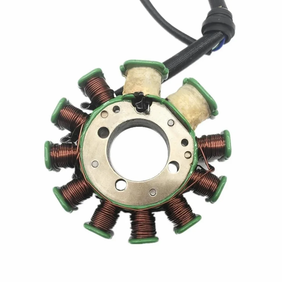 Bobinas Estator Magneto Bobina de estator generador motocicleta 11 polos 6 cables cobre magneto para scooter CG125 QJ150 accesorios
