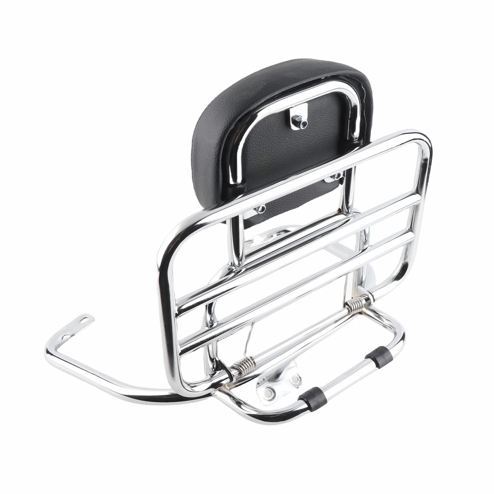 Portaequipajes para Motocicleta para GT GTS GTV 300 250 125, Estante portaequipajes Trasero con Soporte de Respaldo, Soporte Trasero de aleación de Acero Cromado para la segu
