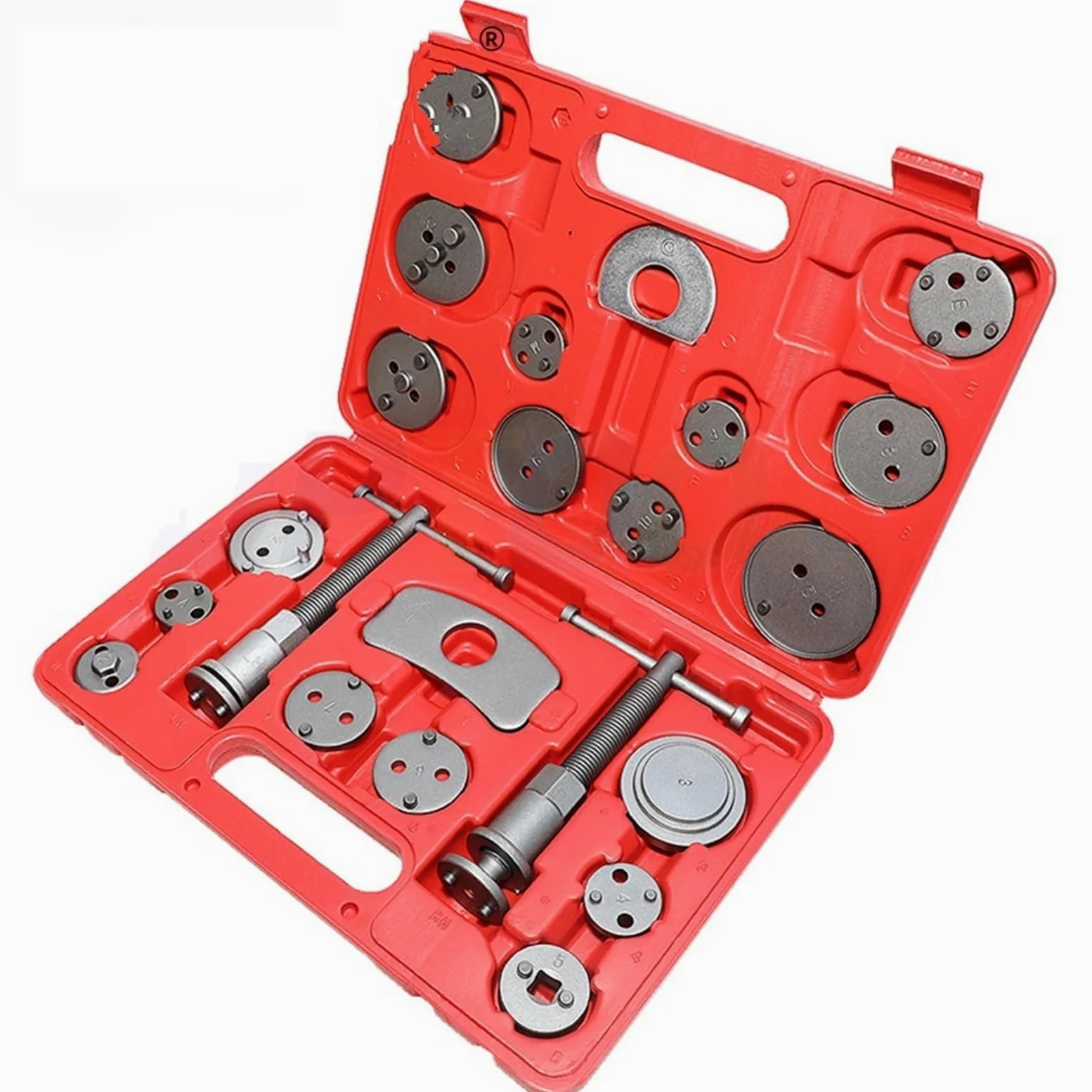 cojinete de leva Compatible con herramientas de reparación garaje | Compresor de pistón de freno trasero de viento, pinza de freno de disco de coche Universal, 22 Uds.(12pcs)
