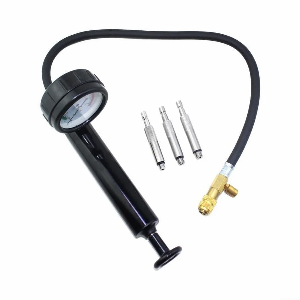 Detector de fugas de motor fueraborda Probador de estanqueidad de aire compatible con 90890-06840, herramienta de presión de unidad inferior de hierro y plástico para mantenimiento de motores marinos